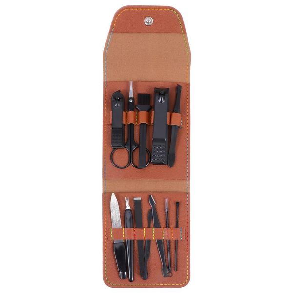 

cuticle pushers 1 set nail scissor manicure tool kit portable clipper file