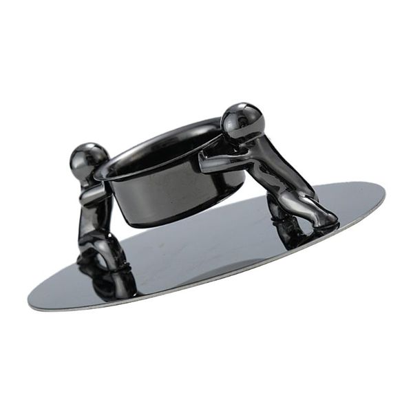 

candle holders 1pc stainless steel holder man design delicate candlestick