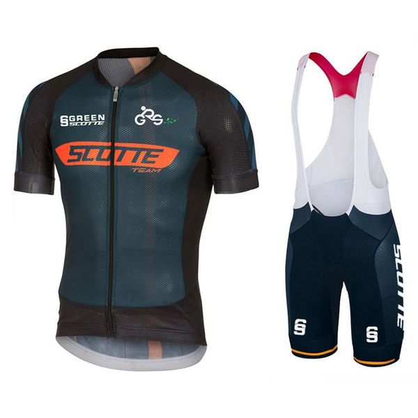 

racing sets 2021 blue and black bicycle wear shockproof full zipper mountain bike men's cycling short sleeve clothes breath, Black;blue