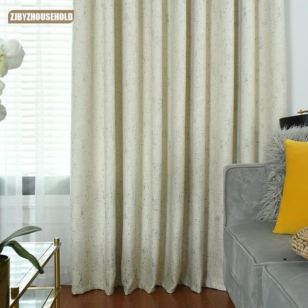 

modern curtains for living room dining bedroom light luxury cotton and linen chenille fabrics blackout window curtain & drapes