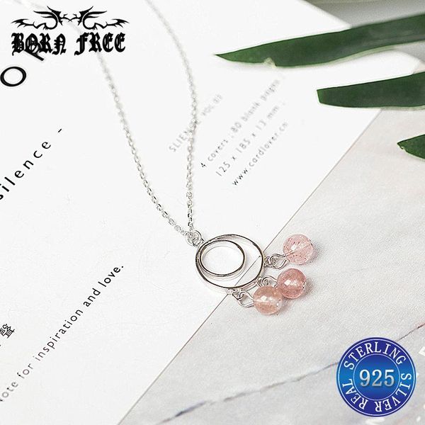 

pendant necklaces pendants silver 925 jewelry neckless women tassels strawberry necklace pendulos naszyjniki collier ketting lot