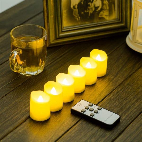 

candles remote control led flameless candle lights year battery powered tea easter