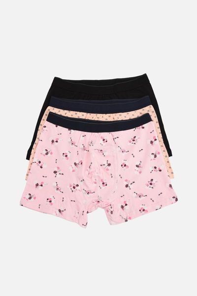 

underpants trendyol male 3'lÃ¼ package boxer tmnaw22bx0027, Black;white