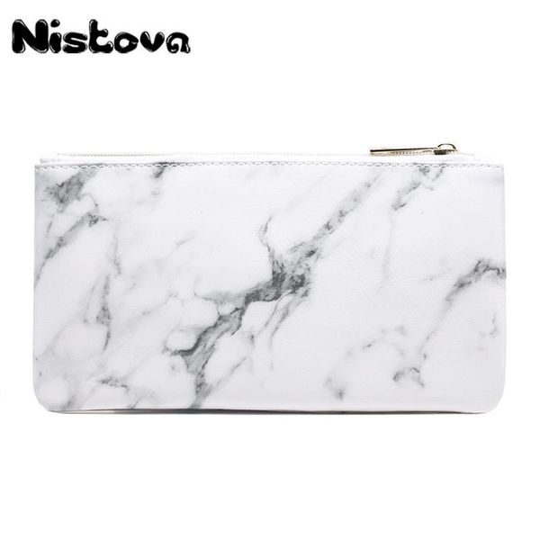 

marble pu leather makeup brushes bag organize zipper storage portable women female travel square cosmetic bags & cases