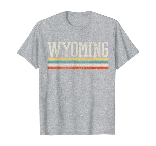 

wyoming usa us state america 4th of july merica vintage gift t-shirt, White;black