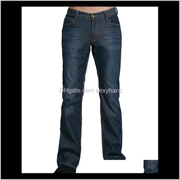 

jeans mens straight fit fleece jean zusuk ltx84, Blue