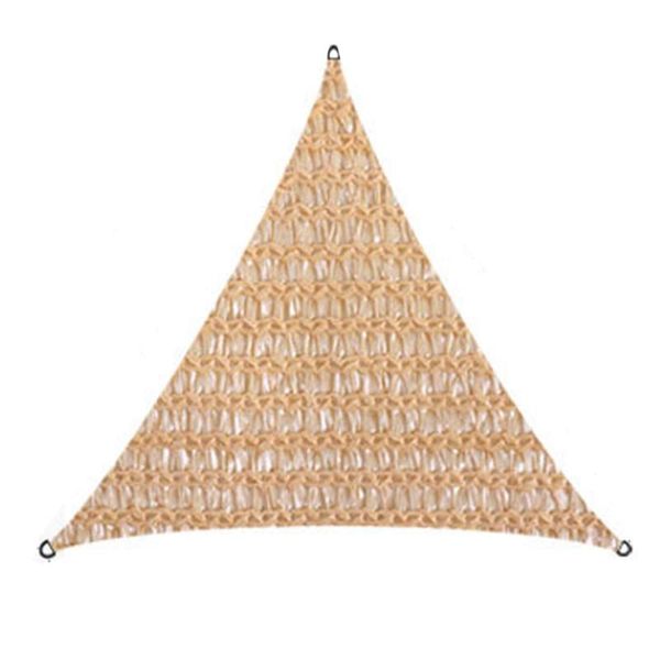

shade with ropes triangle quadrangle backyard outdoor garden lawn hdpe sail easy install sun block canopy breathable solid patio
