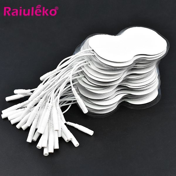 

20/30/50pcs self adhesive replacement tens electrode pads 8.9*5.5cm muscle stimulator electric machine massager for 0.2cm line