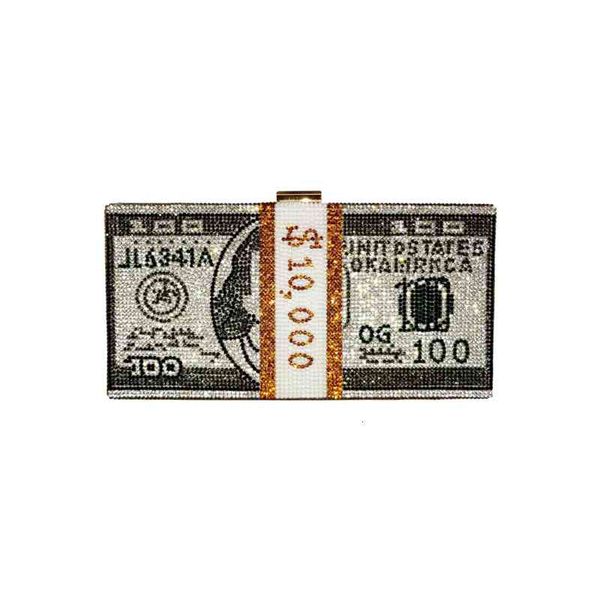 

us dollar diamond dinner banquet evening bag