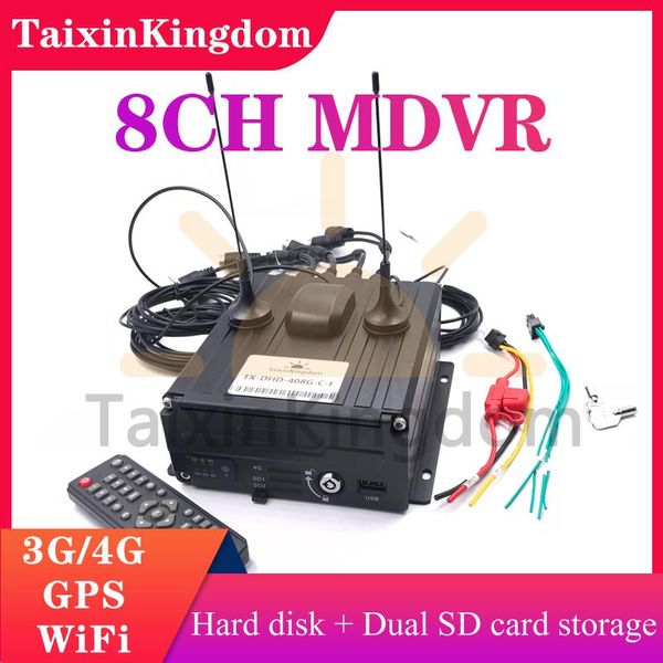 

wholesale nstc / pal ambulance fire truck 8ch hard disk sd card mdvr remote monitoring positioning built-in 3g 4g gps wifi car dvr dvrs