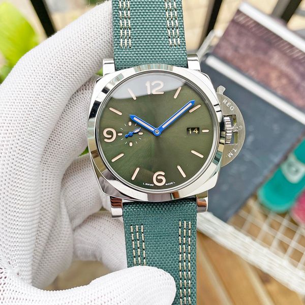 

men's watch leather watches 316l stainless steel design watchecase for man 2555 automatic wristwatches 2021, Slivery;brown