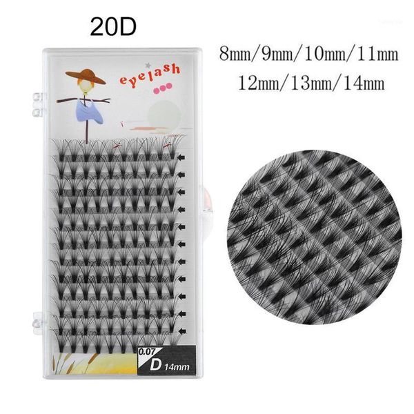 

box big capacity 12 lines 20d eyelash extensions 0.07mm thickness mink strip eyelashes individual lashes natural style1