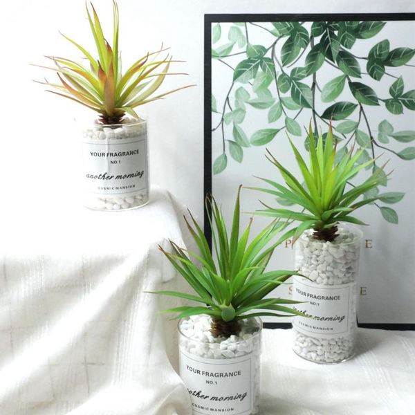 

decorative flowers & wreaths succulents artificial plants vase green home garden bedroom party office desk room mini bonsai interior decorat