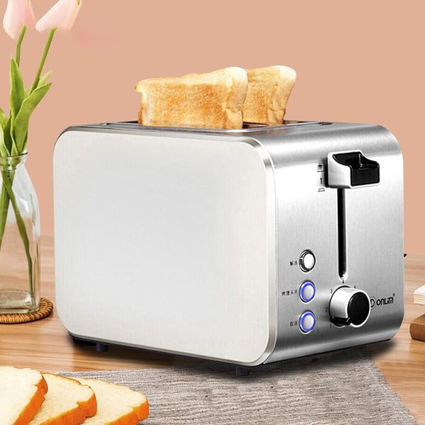 

bread makers machine maker toaster home breakfast stainless steel body toast seven gear adjustment one button operation