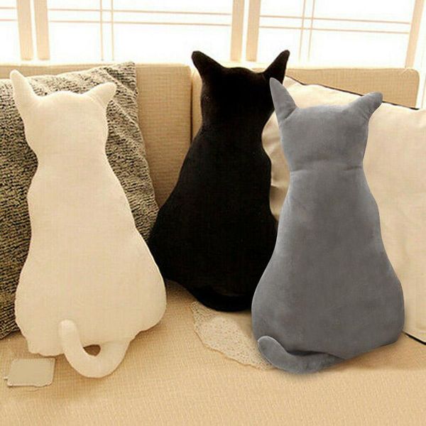 

cats back shadow cushion soft plush toy sofa seat birthday gift aug889 cushion/decorative pillow