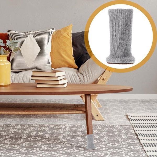 

chair covers 16pcs/ 4 sets table feet leg floor protectors furniture cover