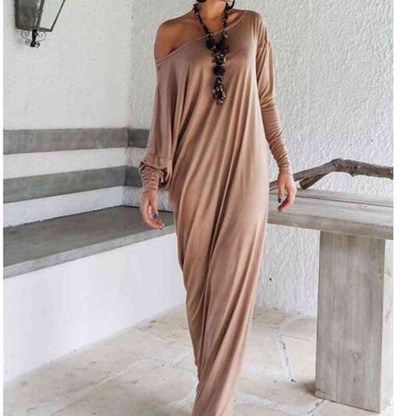 

casual dresses plus size womens long sleeve maxi loose party dress style from china wm6n, Black;gray