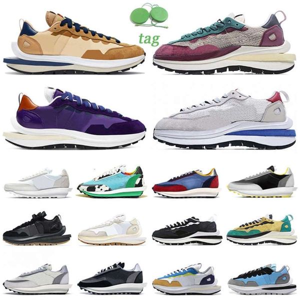 

ldwaffle waffle running shoes noir dark iris sesame sail sport fuchsia nylon pine green womens mens trainers sports sneakers 36-4 yuduojiaju