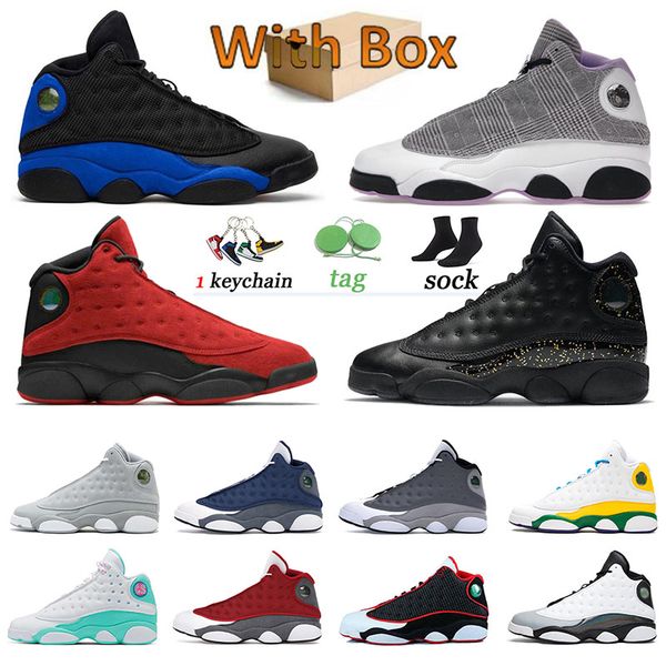 

original jumpman 13 trainers basketball shoes mens playground 13s houndstooth hyper royal atmosphere grey obsidian university gold womens sp