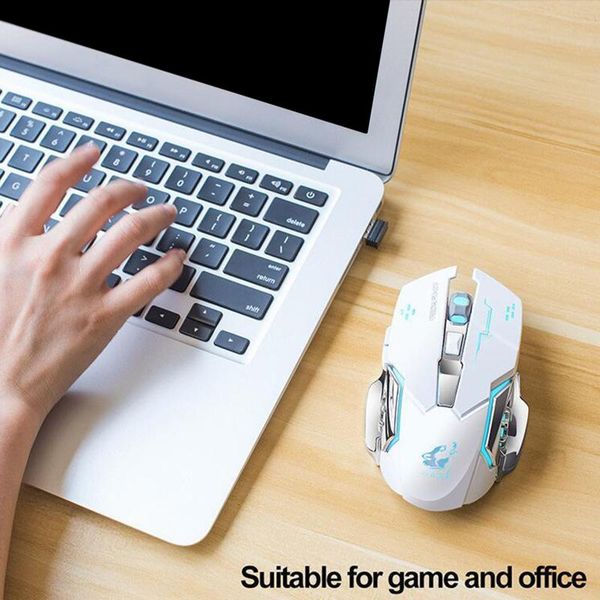

mice 1800 dpi wireless silent version 6 buttons cordless for gamer desktop