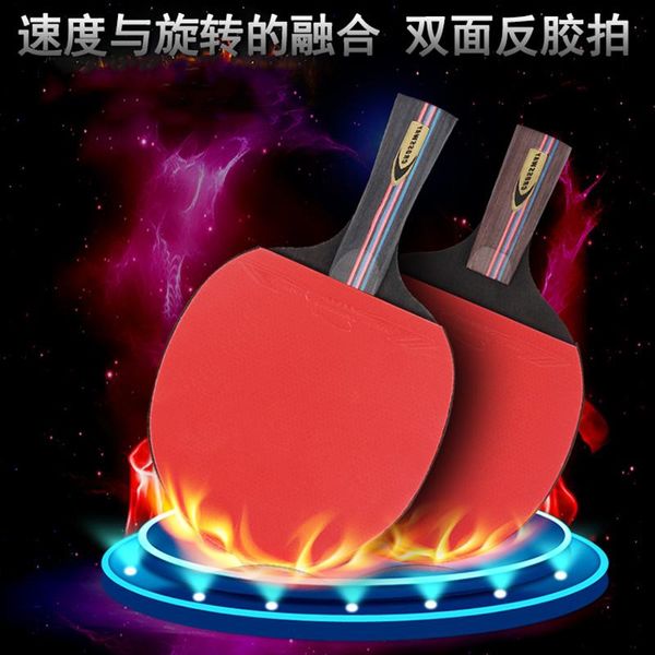 

table tennis raquets the training of two rackets with double and single racket