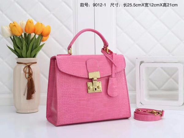 

[] fashionable women's bag versatile crocodile pattern portable one shoulder messenger bag