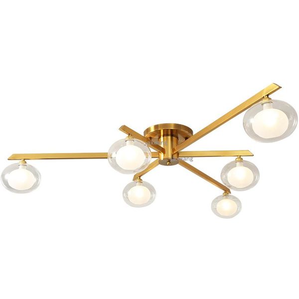 

ceiling lights american luxury luster led hanging lamp decor glass bedroom dining room lighting kitchen fixtures