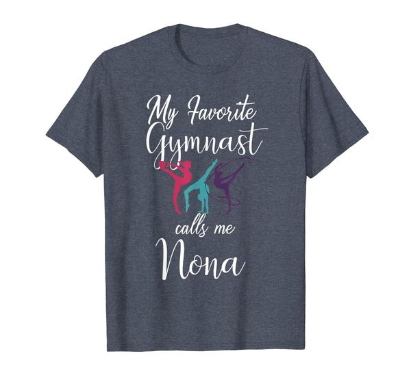 

my favorite gymnast calls me nona t-shirt love gymnastics, White;black
