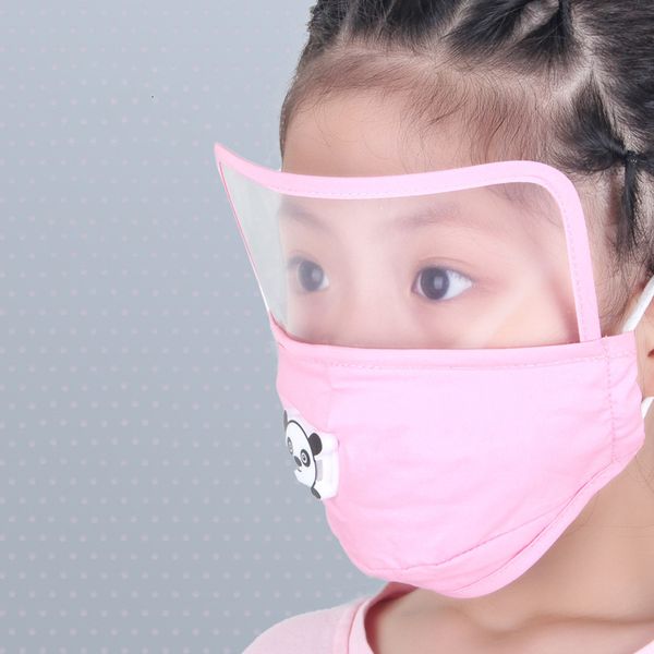 

masks children's pure cotton new protective three in one goggles dust cartoon printing anti fogging