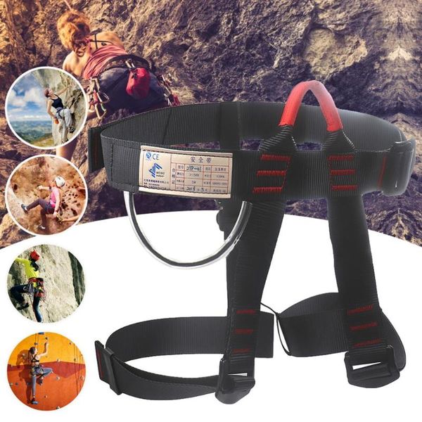 

cords, slings and webbing 2021 outdoor sports rock climbing harness waist support half body safety belt aerial survival equipment