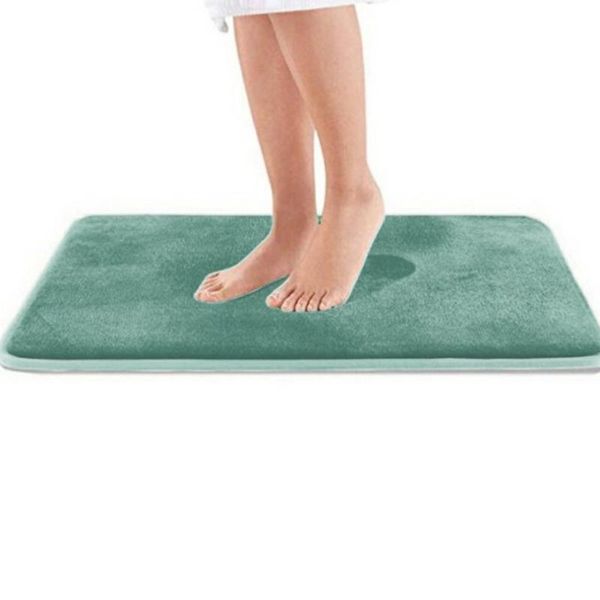 

carpets comfortable coral velvet memory foam bath mat non slip absorbent super cozy rug carpet bathroom kitchen accessories