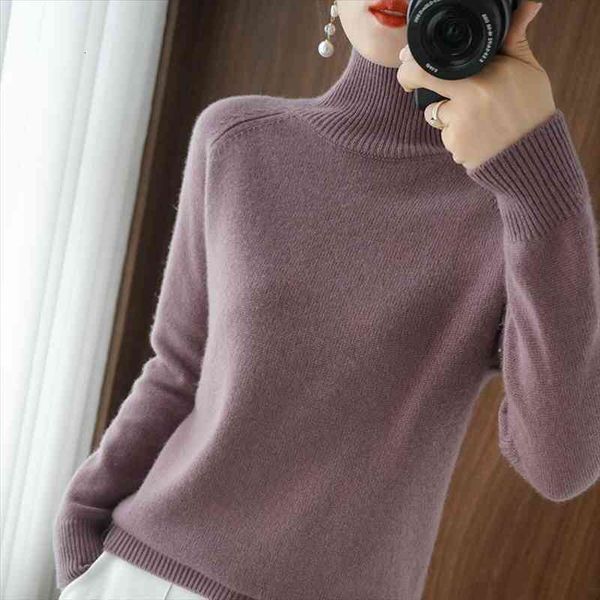 

women turtleneck sweaters autumn winter long sleeve solid knitted jumpers female loose thick bottoming pullovers casual sweaters, White;black