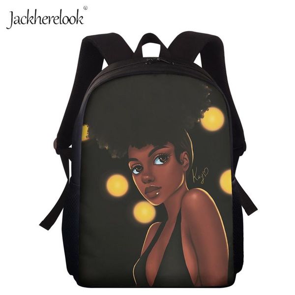 

school bags jackherelook black girl art schoolbag african girls custom beautiful printed book bag fashion large campus backpack mochila