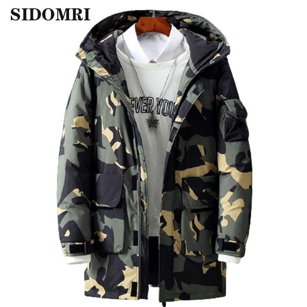 

men down jackets pathwork coats winter jacket hooded warm overalls jacket for men coat long style multi color, Black