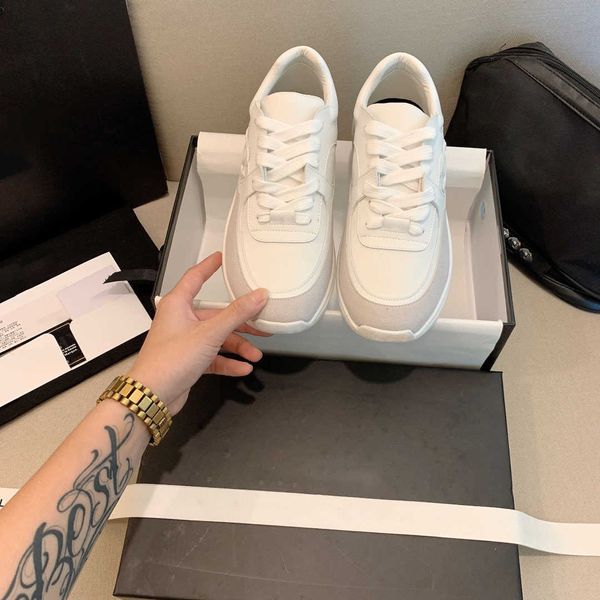 

xiaoxiangfeng c family thick soled sports shoes women's reflective casual in autumn 2021 increased color matching trend of small