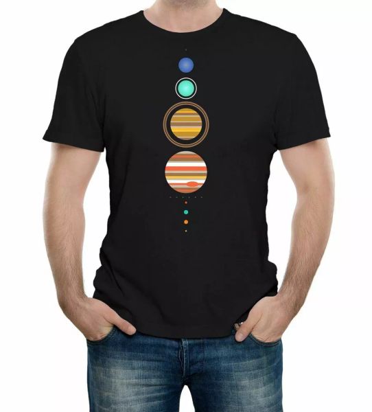

solar system t-shirt - funny t shirt space astronomy fashion retro planets cool, White;black