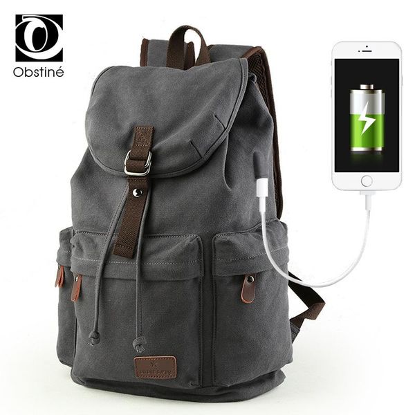

backpack large canvas for travel casual men's bags school backpacks lapdrawstring shoulder bag men schoolbag