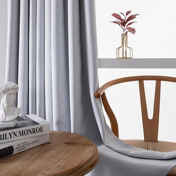 

elka blackout curtains for bedroom living room window treatments customize solid color mordern drapes curtain &