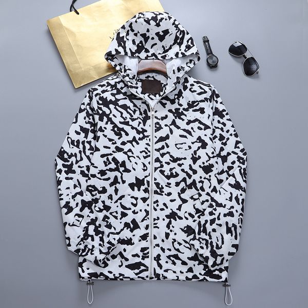 

2021 fashion designer men's jacket coat plus size winter autumn slim outerwear stylist men women windbreaker zipper hoodies jackets coa, Black;brown