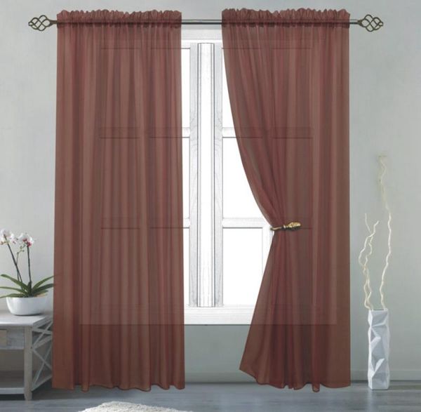 

curtain & drapes sheer with rod pocket