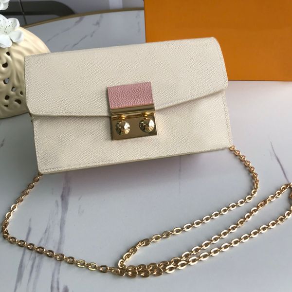 

n60287 croisette chain shoulder bag classic coated canvas card slot coin purse fashion leather lady crossbody handbags women designers carry