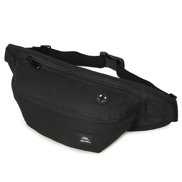 

waist bags sports shoulder bag 2021 european and american street fashion men women retro hip hop pocket mini black