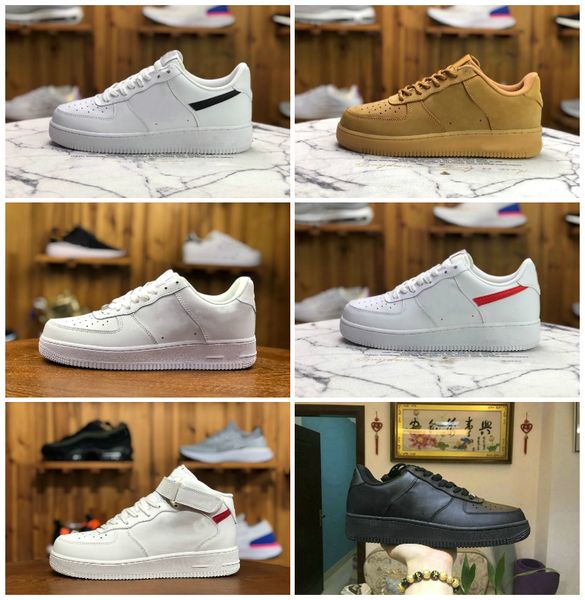 

2021 men low skateboard shoes one 1 knit euro air high women forces all white black red discount trainer designer running shoe sports sneake