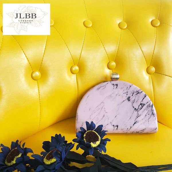 

evening bags woman's clutch unique marble shoulder bag elegant wallet fashion round moon bolsa feminina handbag