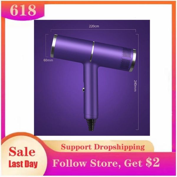 

electric hair brushes professional dryer high speed hammer blower temperature control salon cold wind negative ionic blow styling