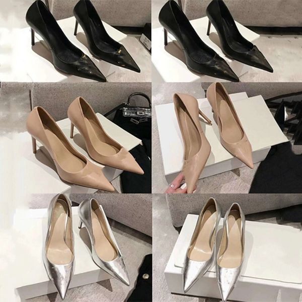 

women dress shoes high-heeled plus size high heels pumps leather pu stiletto heel buckle pointed toes sandals club wedding evening party wea, Black