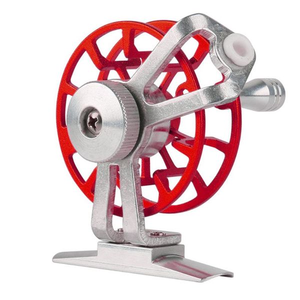 

metal ice fishing reel aluminum alloy handle cnc machine body spool fish front wheel accessories baitcasting reels