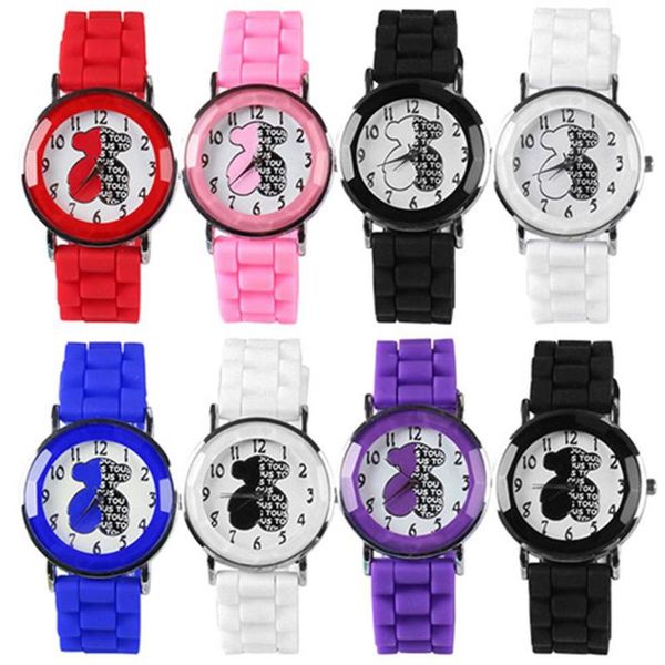 

wristwatches lintimes fashion classic silicone women watch simple style wrist rubber casual quartz, Slivery;brown