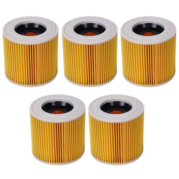 

-5pcs replacement air dust filter for karcher vacuum cleaner parts wd2250 wd3.200 mv2 mv3 wd3 a2004 a2204 hepa cleaners