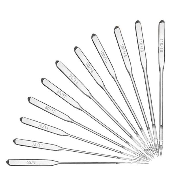 

sewing notions & tools est machine needles, 60pcs universal ballpoint needles accessories for denim jeans, Black